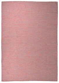 vidaXL Tapete de tecido plano para exterior 160x230 cm vermelho