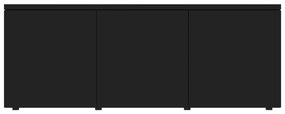 Móvel de TV 80x34x30 cm derivados de madeira preto