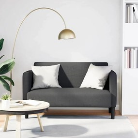 Sofá-luvas 109 cm tecido corduroy cinzento-escuro