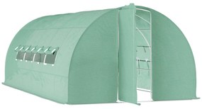 ® Estufa de Jardim e Quintal com 6 janelas para Cultivar Plantas e Ver