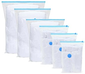vidaXL Sacos de vácuo para arrumação 5 pcs 70 x 50 cm