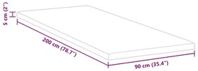 Protetores de Colchão Branco 90 x 200 cm Poliéster sem cola
