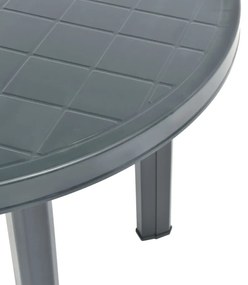 Mesa de jardim 89 cm plástico verde