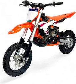 MINI MOTO PARA CRIANÇAS 50cc Roan 50XS 2 tempos 12/10"Laranja