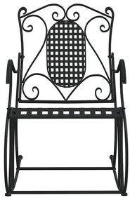 Banco de balanço 84 cm em aço preto