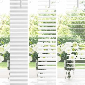 Persiana de Janela com cortinas Outros Manual Branco 40 x 220 cm Alumí