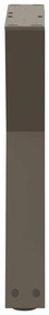 Pés para mesa de centro 2 peças aço natural 38x(42-43,3) cm aço