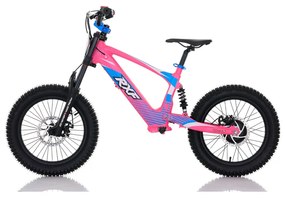 Bicicleta elétrica infantil 500W 18" Junior RXF EVO Rosa