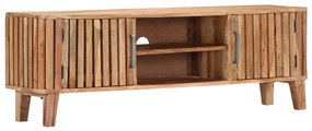 Móvel de TV 130x30x45 cm madeira de acácia maciça