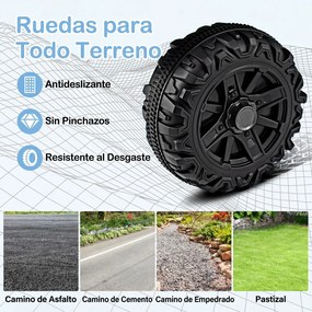 Veículo Elétrico para Crianças 2 a 5 anos, 99 x 62 x 62 cm, Com Comando à Distância, Azul