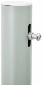 Toldo lateral retrátil para pátio 140x600 cm castanho