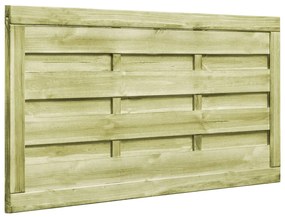 Portão de jardim 2 pcs 150x75 cm pinho impregnado verde