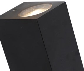 LED Candeeiro de Parede Inteligente Preto Feito de Plástico Incl. 2 Wifi GU10 - Baleno Moderno