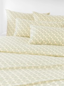 Capa de edredão em percal de algodão com padrão geométrico Inki