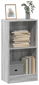 vidaXL Estante 40x24x76 cm derivados de madeira cinzento sonoma