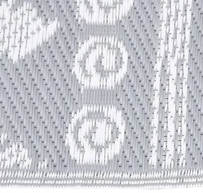 Tapete de exterior 160x230 cm ARAKIL PP cinzento