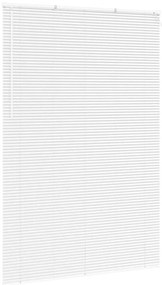 Persiana de Janela com cortinas Outros Manual Branco 80 x 130 cm Alumí