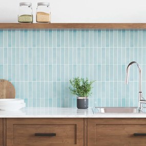 vidaXL Azulejo Retangular 50 pcs Cinza Verde 29 x 22.9 cm