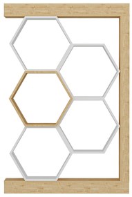 Estante Artemis – Carvalho Branco – 90x24,6x140 cm