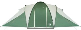 Tenda familiar em cúpula para 6 pessoas impermeável verde