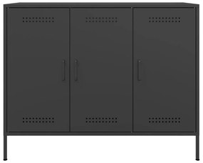 Aparador 100,5x39x79 cm aço preto