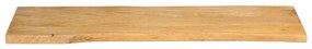 Tampo de mesa c/ borda viva 120x40x2,5 cm mangueira maciça