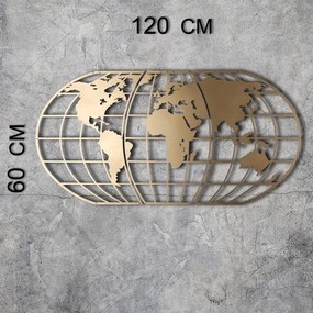 Acessório Decorativo de Metal Mt-03 – Dourado – 60 x 120 cm