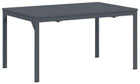 Conjunto de Jantar de 9 Peças Manual 9 pcs Cinza Escuro Largo
