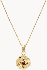 Colar banhado a ouro Noeud Torsadé