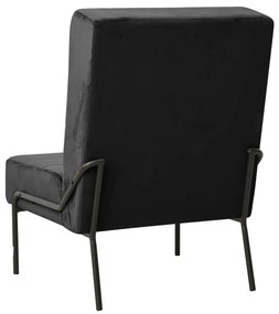 Cadeira de descanso 65x79x87 cm veludo preto