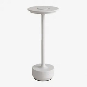 Luminária De Mesa Led Sem Fio Rivkin Branco - Sklum