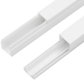 Calhas para cabos 25x25 mm 10 m PVC