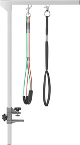 Braço dobrável para cuidados com animais de estimação, em aço inoxidável (MESA NÃO INCLUIDA), com colar de fixação para cães de grande e pequena estat