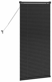 Persiana de Janela com cortinas Outros Manual Preto 80 x 130 cm Alumín