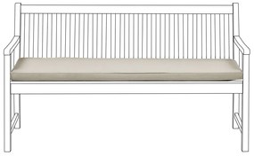Almofada para banco de jardim taupe 152 x 54 x 5 cm VIVARA Beliani
