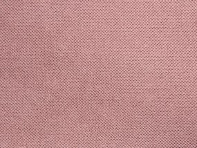 Chaise-longue à direita em tecido rosa BIARRITZ Beliani
