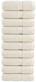 Toalhas de bidé premium SOLUND 10 pcs 30x50 cm 600 gsm creme