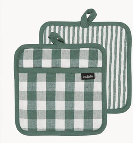 Luvas de forno Eco Gingham, conjunto de 2