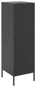Aparador alto 36x39x113 cm aço preto