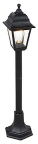 Lanterna clássica preta 122 cm IP44 - Capital Clássico / Antigo
