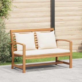 vidaXL Banco de jardim Natural 110 x 64 x 76.5 cm