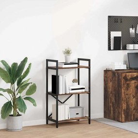 vidaXL Estante Carvalho Defumado 56 x 34 x 96 cm Madeira processada