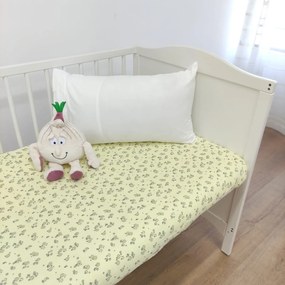 Lençol de Baixo Bebé Musselina Jardim
