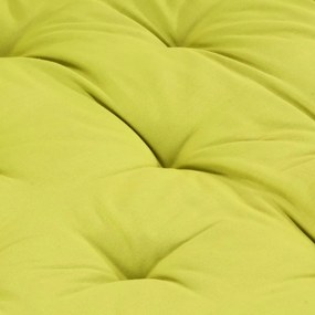 Almofadão p/ móveis de paletes algodão 120x80x10 cm verde