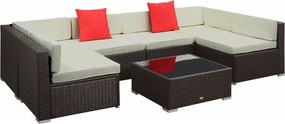 Conjunto Lounge Miami em Vime - Design Natura