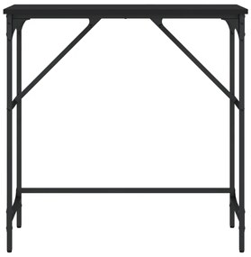 Mesa consola 75x32x75 cm derivados de madeira preto