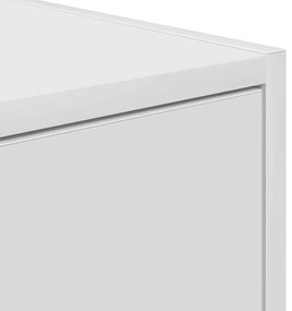 Armário de TV vidaXL Branco 100x31x25,5 cm Madeira de Engenharia