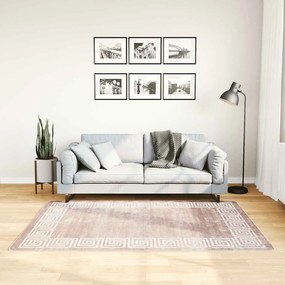Tapete lavável antiderrapante 120x180 cm bege