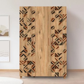 Roupeiro Leva Hedera – Atlantic Pine – 120x189x48 cm