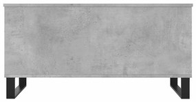 Mesa de centro 90x44,5x45 derivados de madeira cinzento cimento